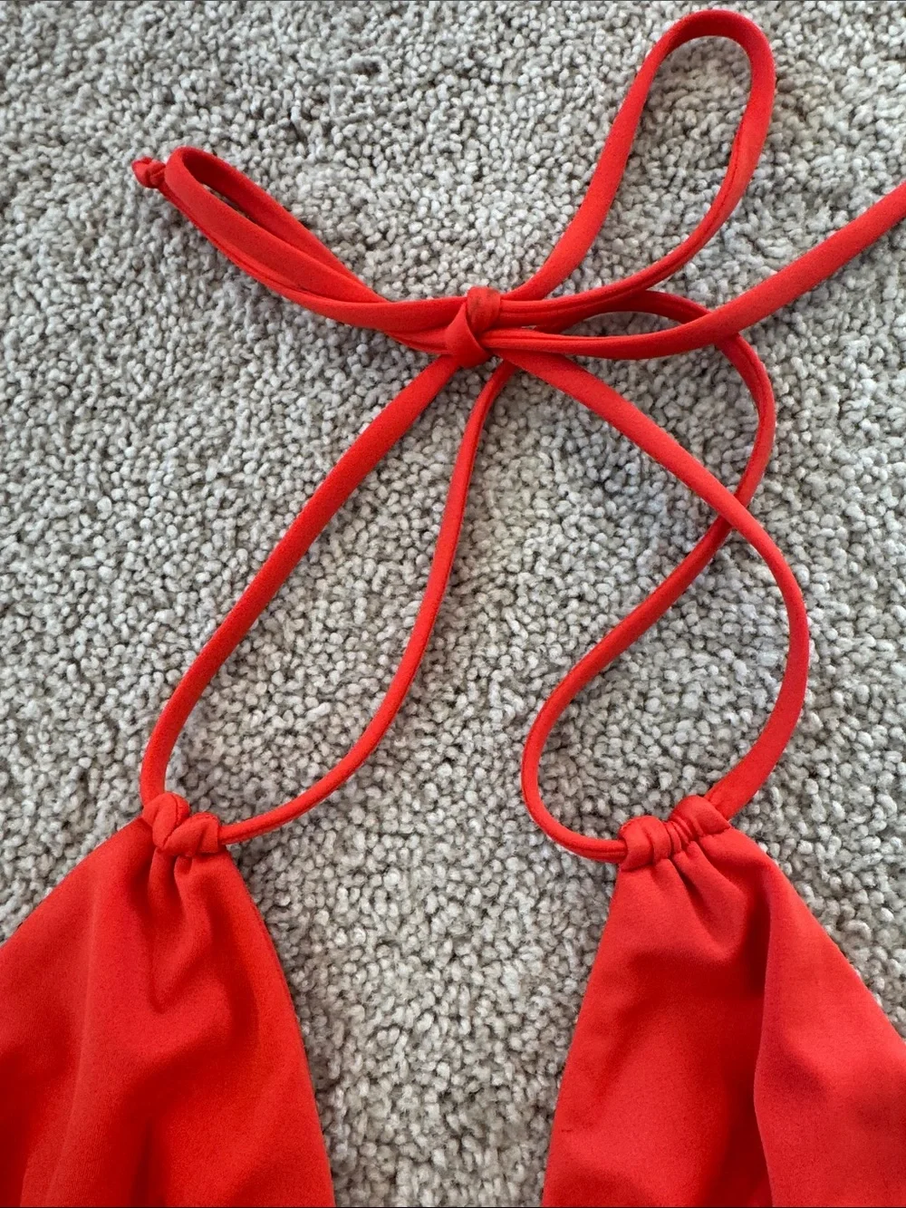 Red/Orange - Two Piece Bikini Swimsuit